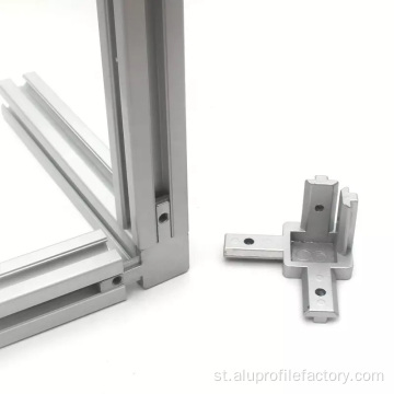 Aluminium T-slot Frame Sethala sa Mosebetsi